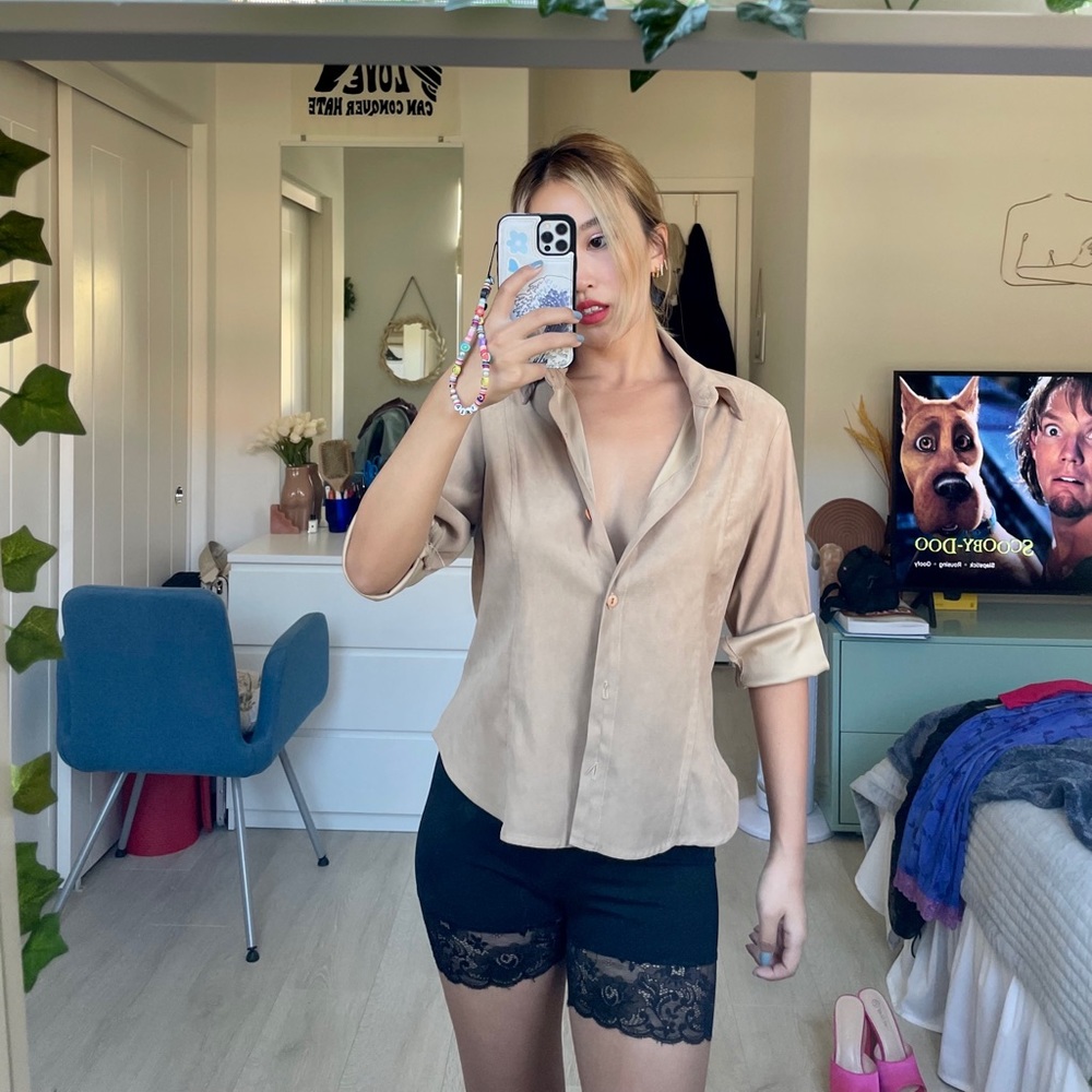 Passport - Tan Button-up - Small